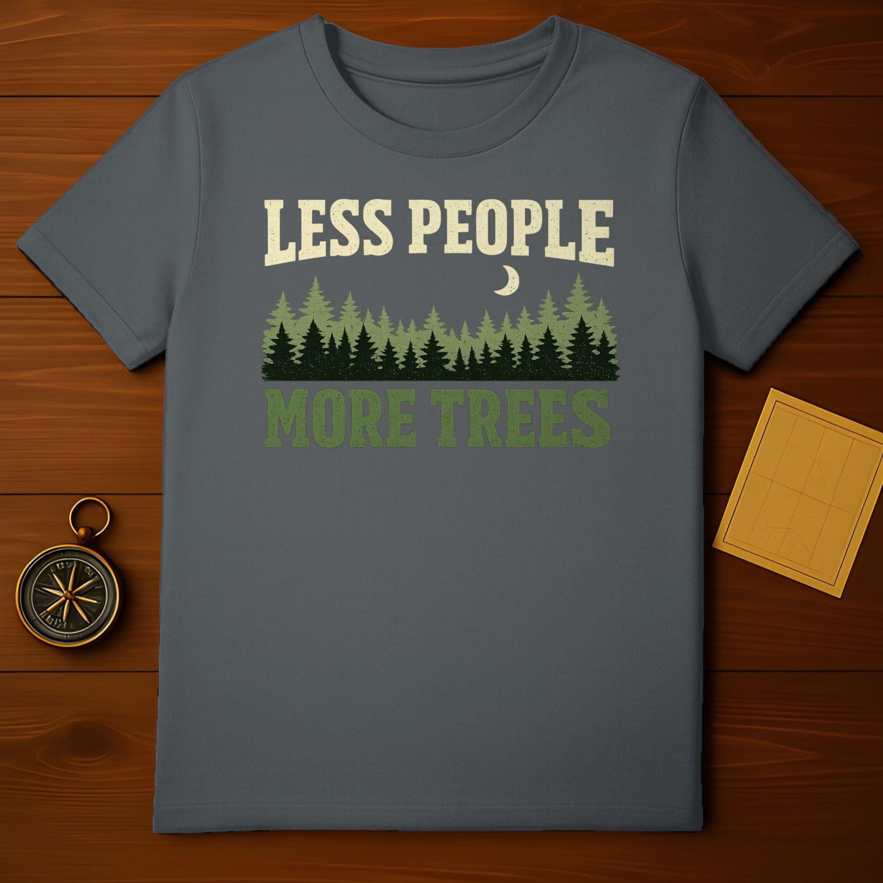 Less People More Trees Forest Night Sky T-Shirt product type
