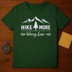 Hike More Worry Less Design Outdoor Adventure Shirt