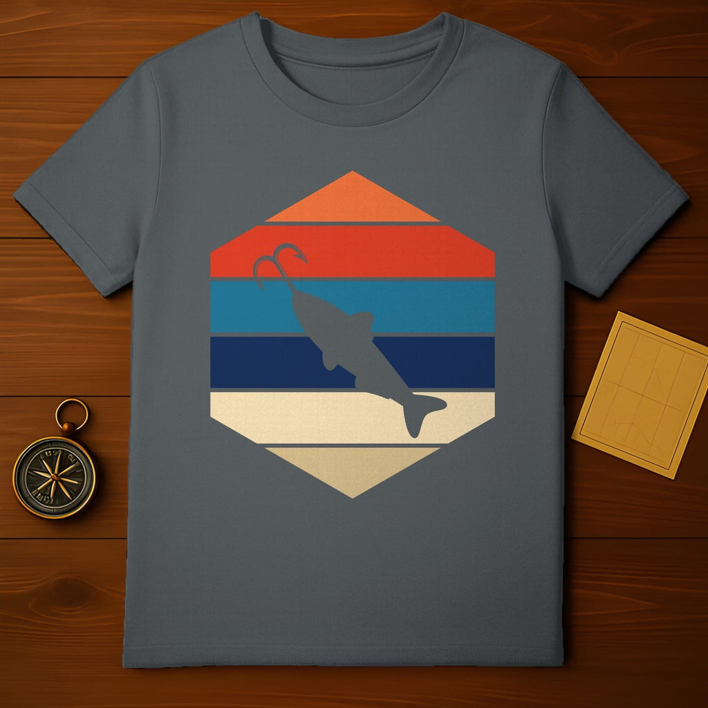 Retro Fishing Hook T-Shirt