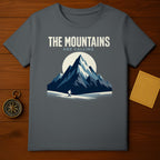 THE MOUNTAINS ARE CALLING Hiker Adventure Full Moon Design product type