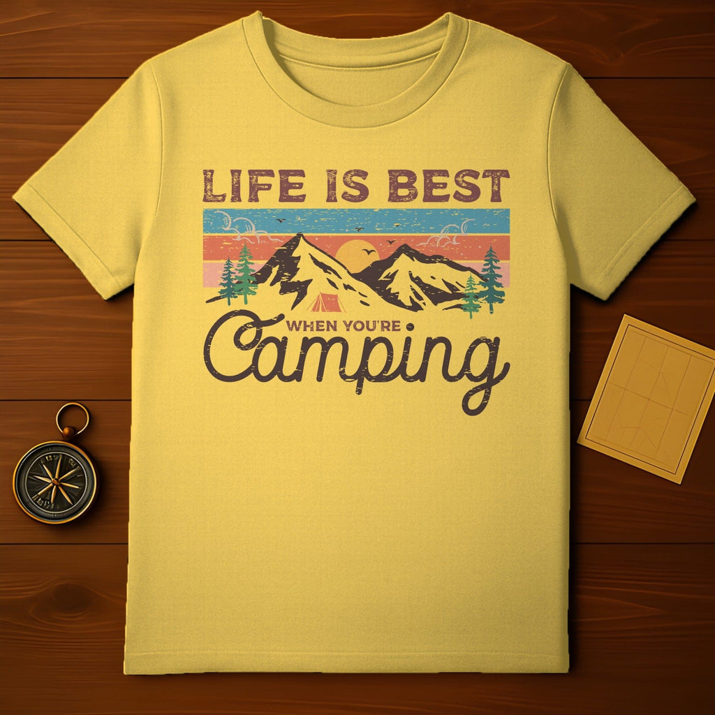 Life Is Best When You're Camping Graphic Shirt