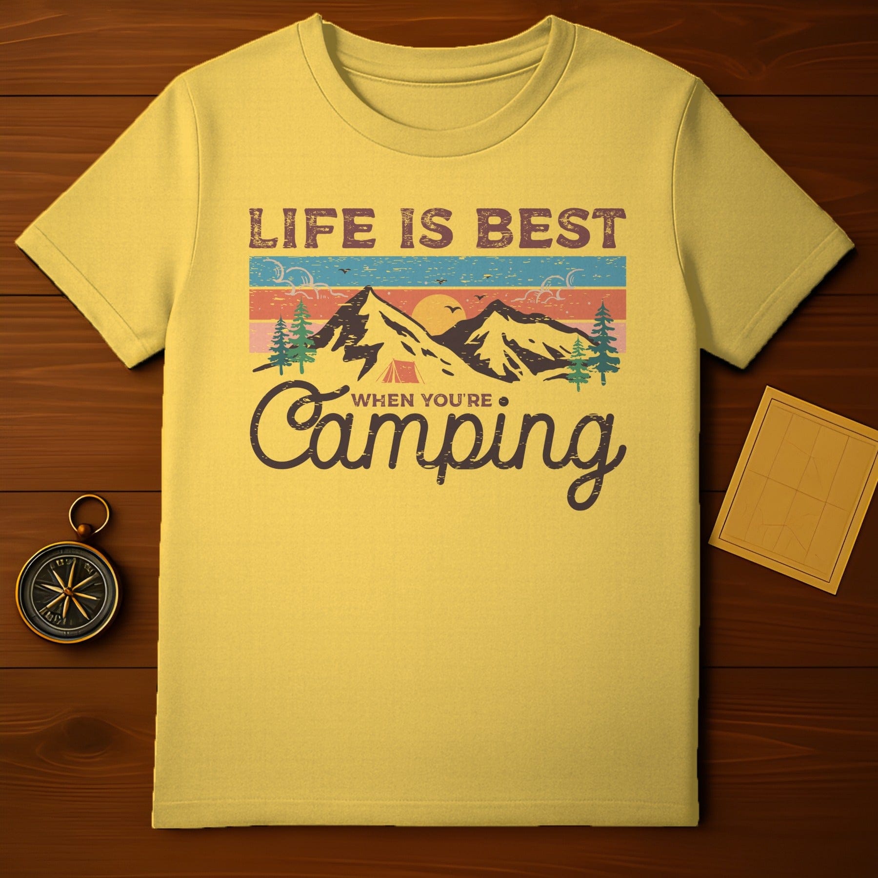 Life Is Best When You're Camping Graphic Shirt