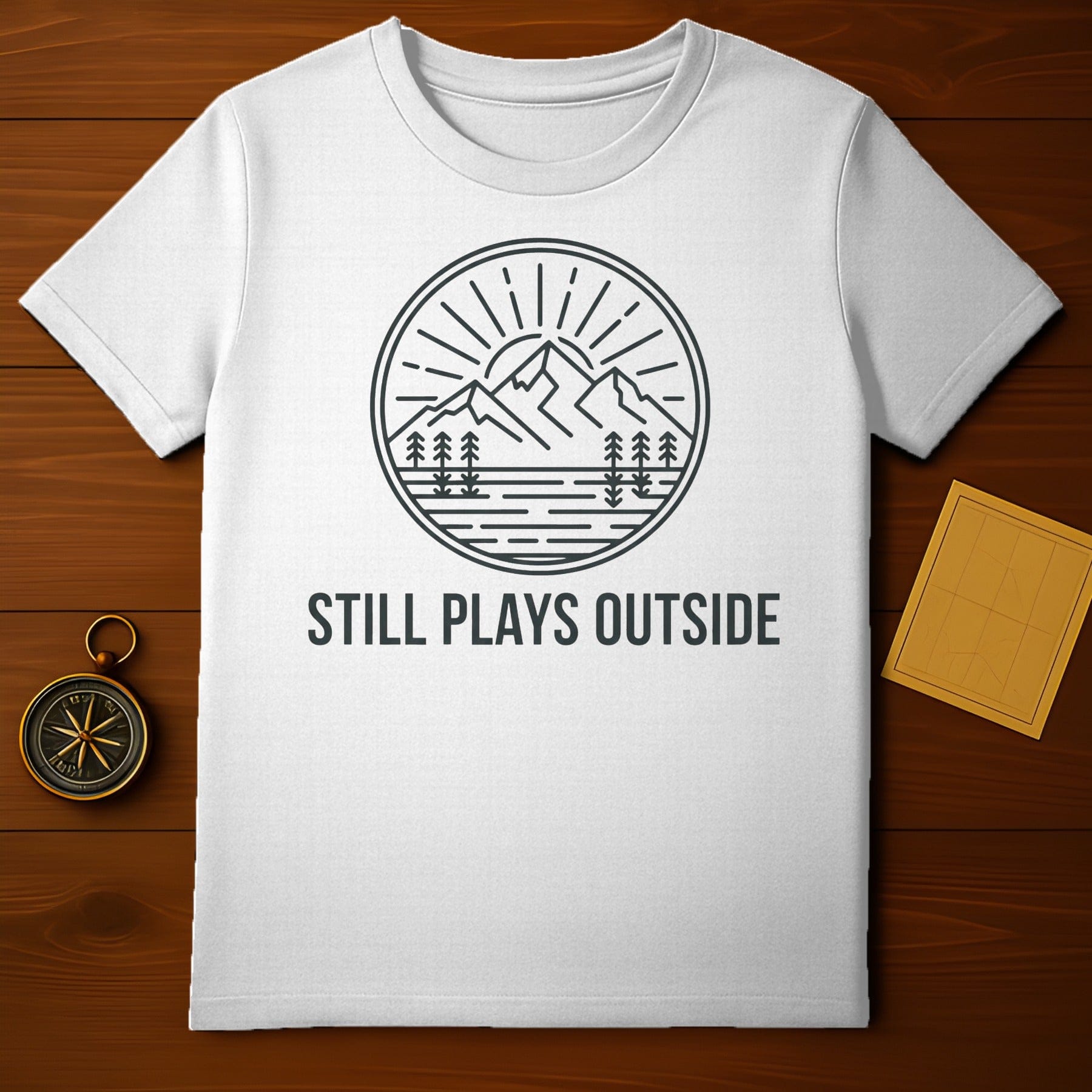 Still Plays Outside Adventure Graphic Tee