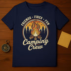 Friends Fires Fun Camping Crew T-Shirt