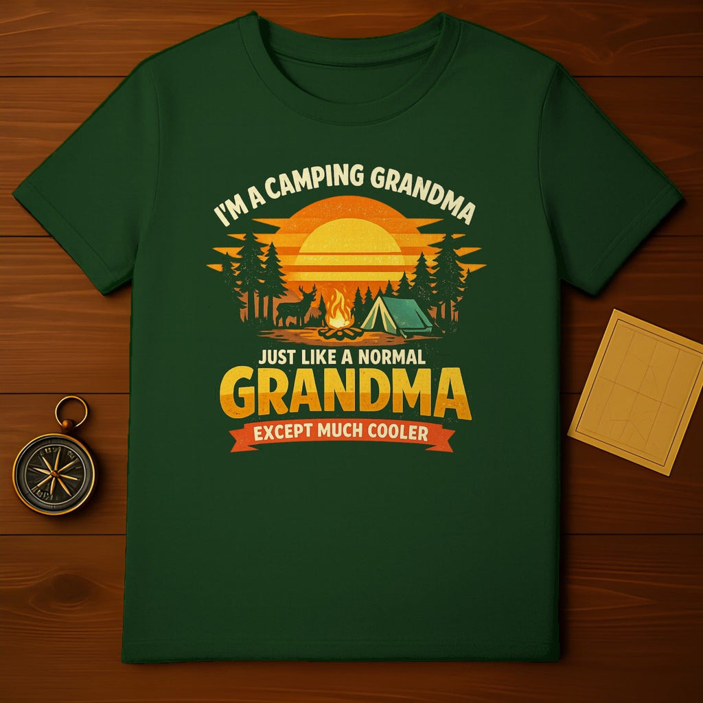 I'm A Camping Grandma Just Like Normal Grandma Shirt