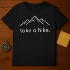 Take a Hike Mountain Graphic Shirt Camping Tee