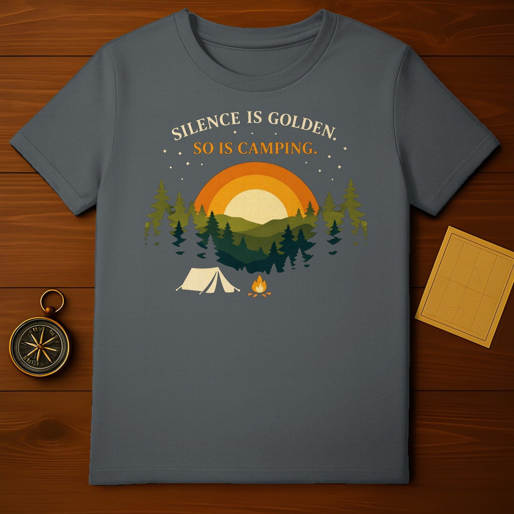 Silence is Golden So is Camping Outdoor Adventure product type