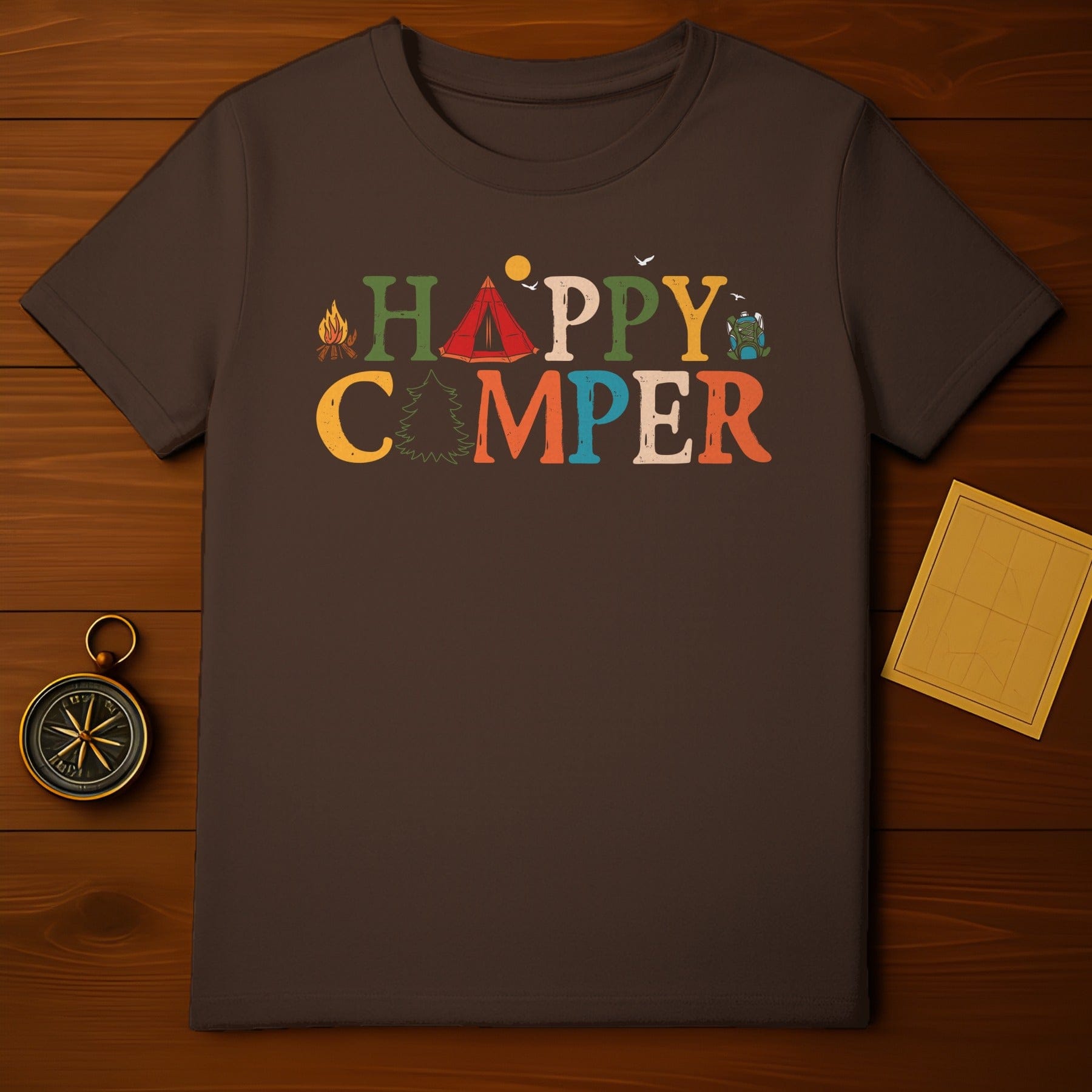 Retro Happy Camper T-Shirt