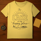The Lake is My Happy Place Relaxing Outdoor Shirt