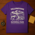 Yellowstone National Park Scenic Graphic T-shirt