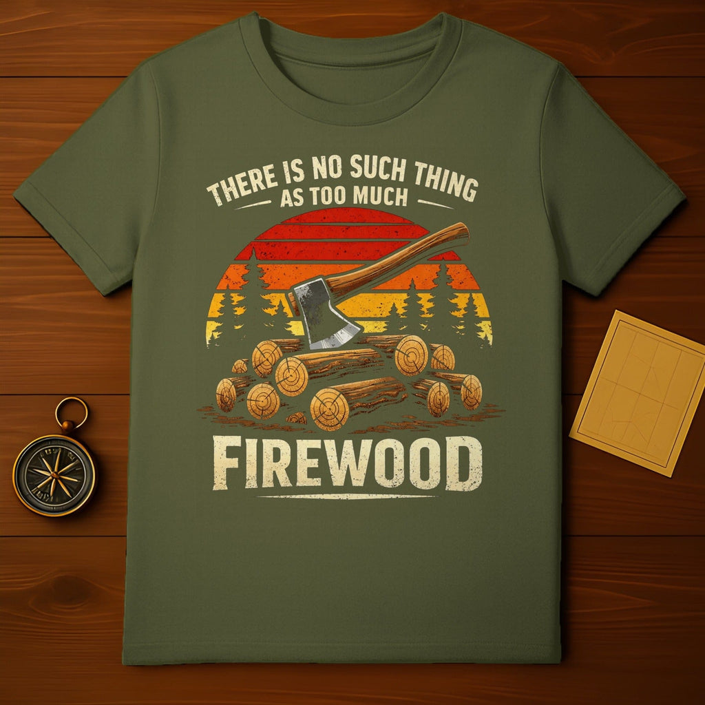 There Is No Such Thing As Too Much Firewood Shirt