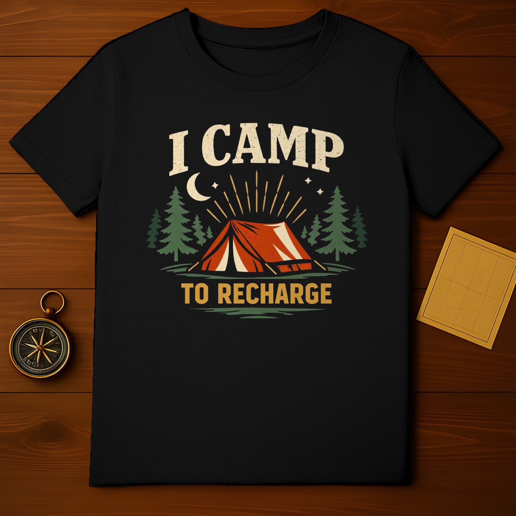 I CAMP TO RECHARGE Camping Nature Adventure product type
