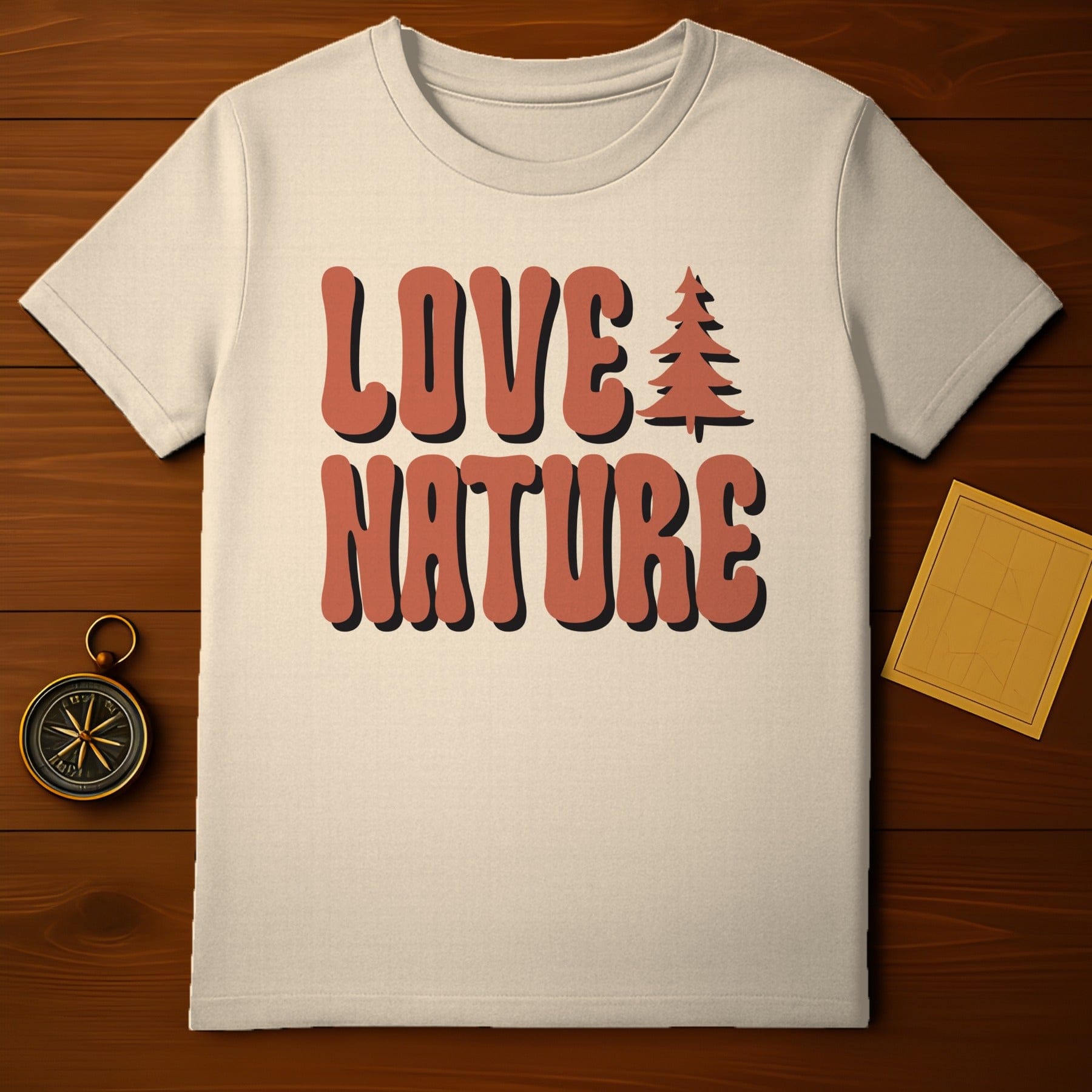 Love Nature Graphic Cool and Casual T-shirt