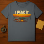 Home Is Where I Park It Camping Van Graphic T-Shirt