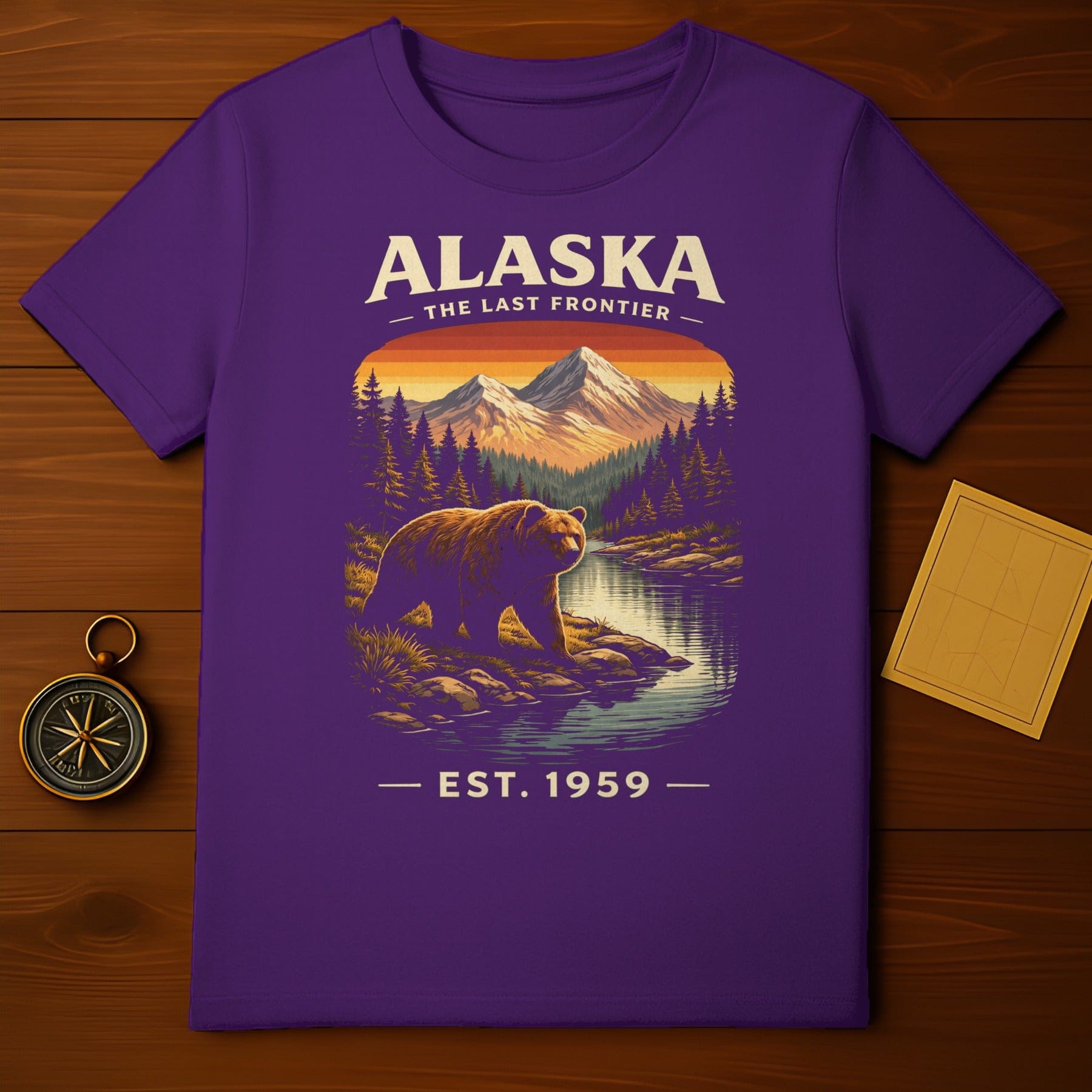 ALASKA THE LAST FRONTIER EST. 1959 Bear Mountains product type