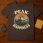Peak Happiness Mountain Graphic T-Shirt