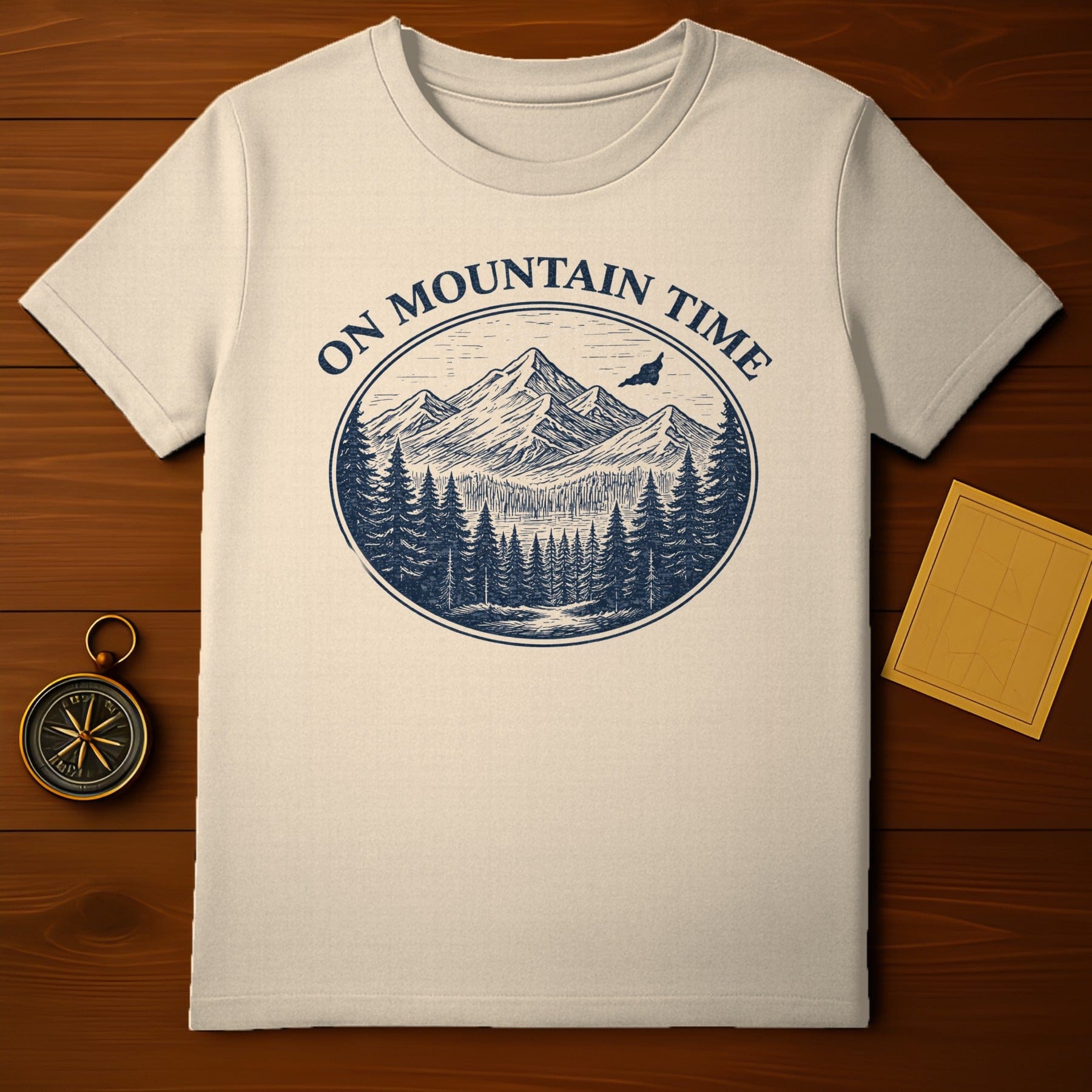 On Mountain Time Graphic T-Shirt Outdoor Adventure Shirt