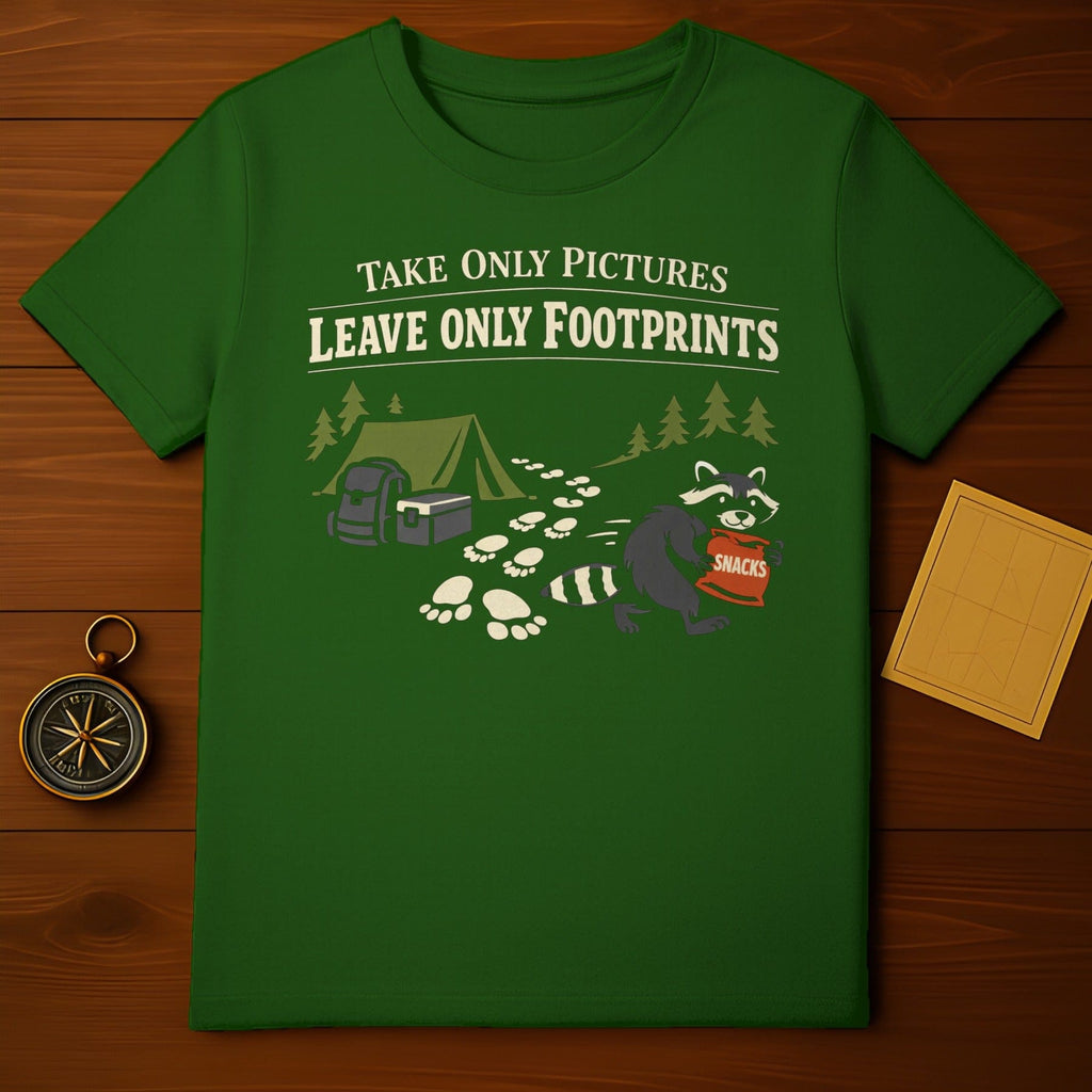 Take Only Pictures Leave Only Footprints Shirt