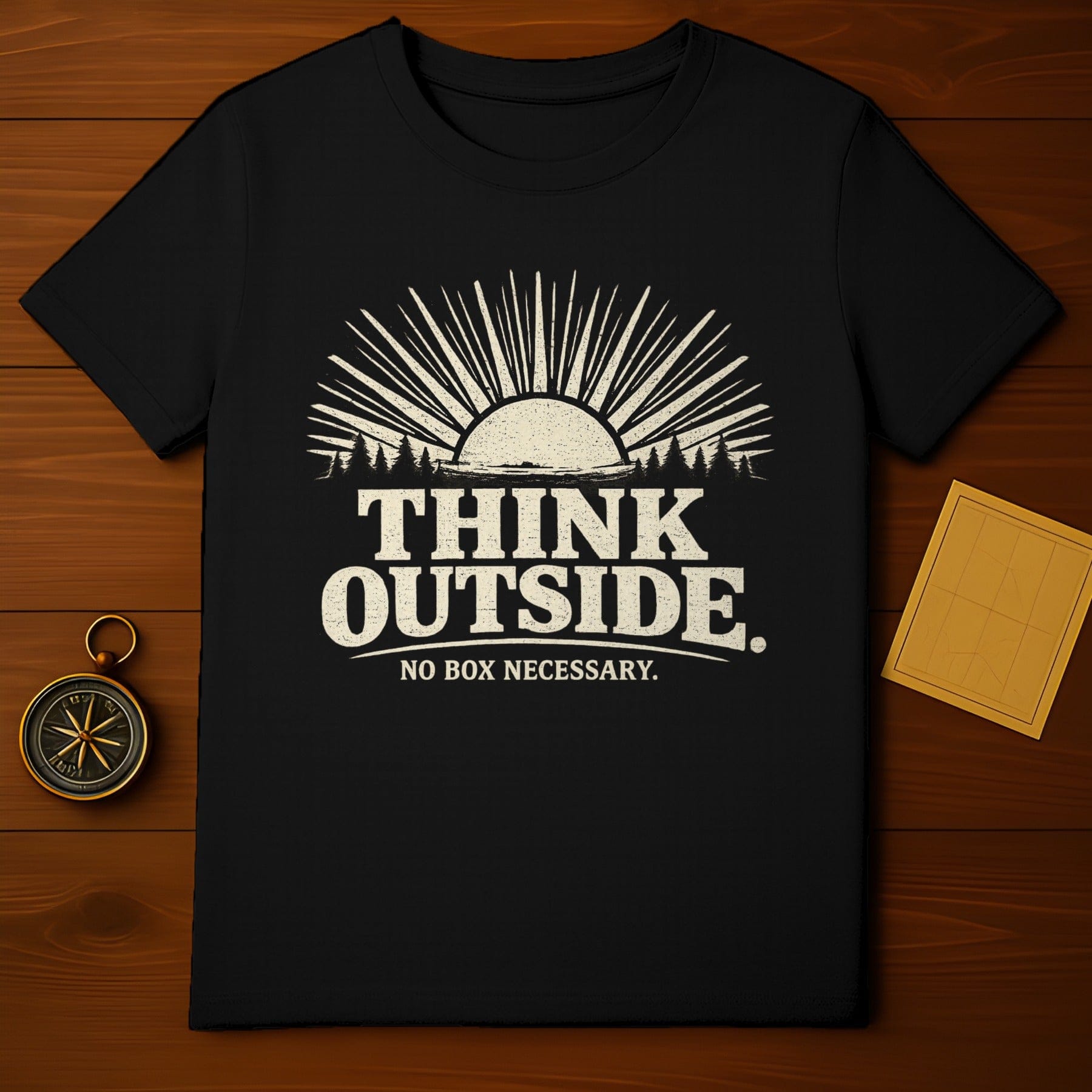 Think Outside No Box Necessary Inspirational Shirt