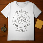 Explore More Adventure Mountain Sun Landscape White product type
explore
more
mountain
sunrise
nature
adventure
trees
outdoor
hiking
camping
travel
wilderness
scenic
landscape
graphic
minimalist
round design
white shirt
wanderlust
explore more