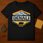 Denali National Park Bear Mountains Design Shirt