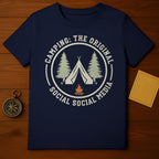 Camping The Original Social Social Media T-shirt