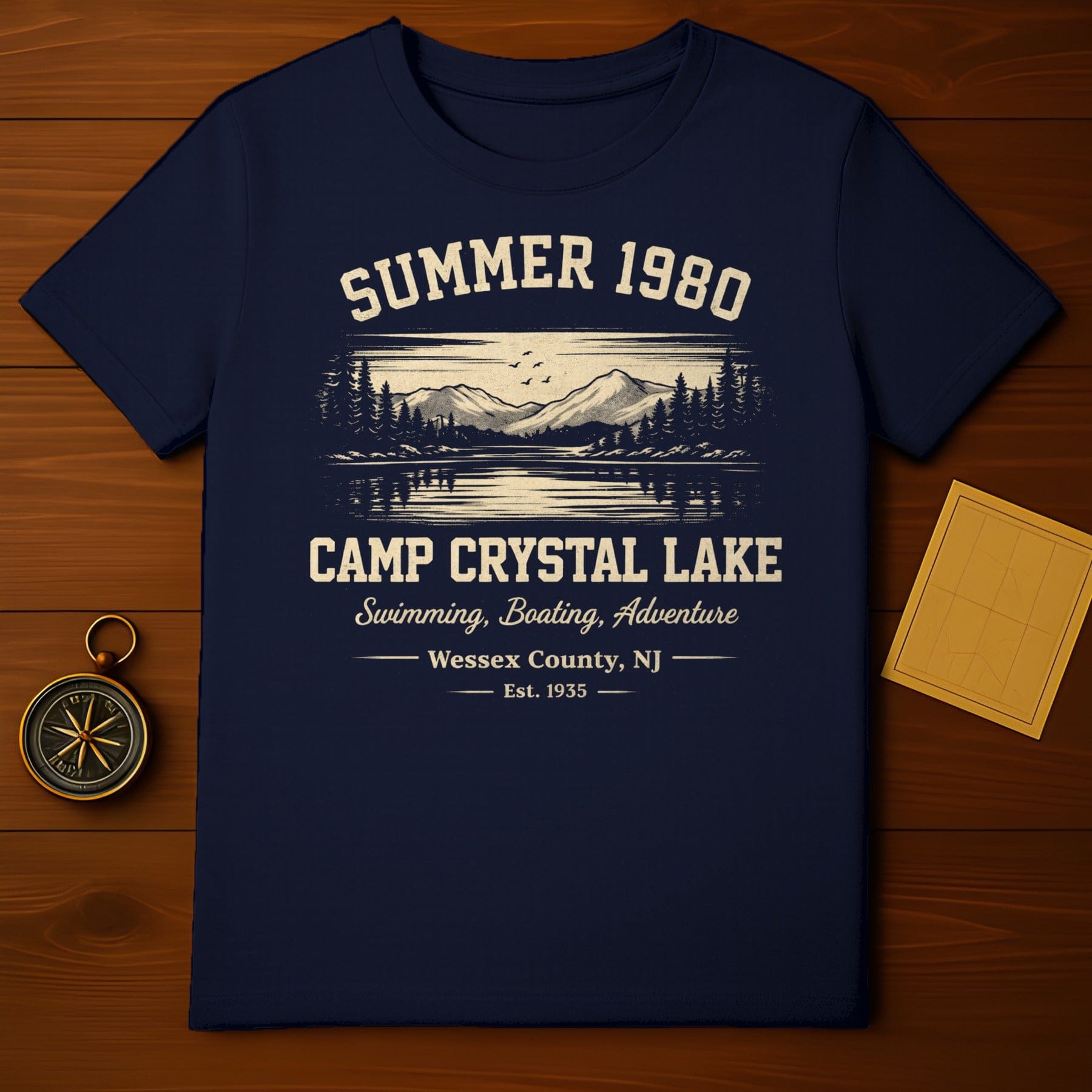 Summer 1980 Camp Crystal Lake Adventure Tshirt