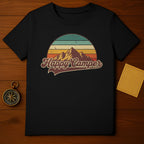 Happy Camper Retro Mountains Graphic T-Shirt