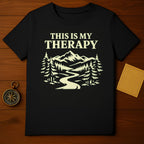 This Is My Therapy Mountain and River T-Shirt