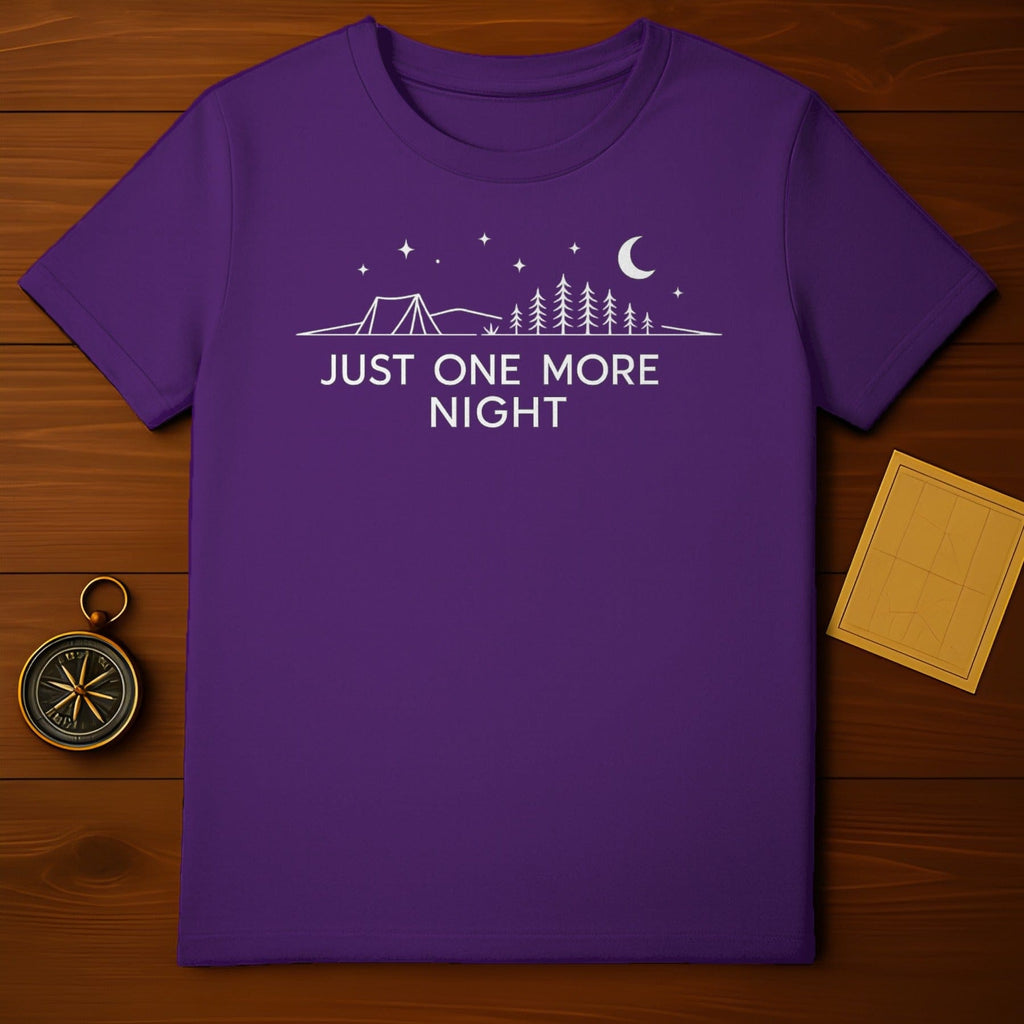 Just One More Night Starry Camping T-shirt
