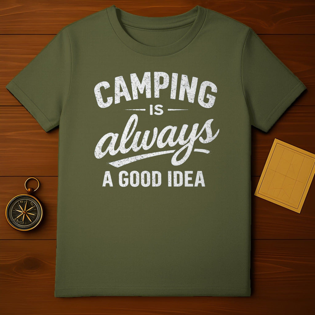 Camping Is Always A Good Idea T-shirt