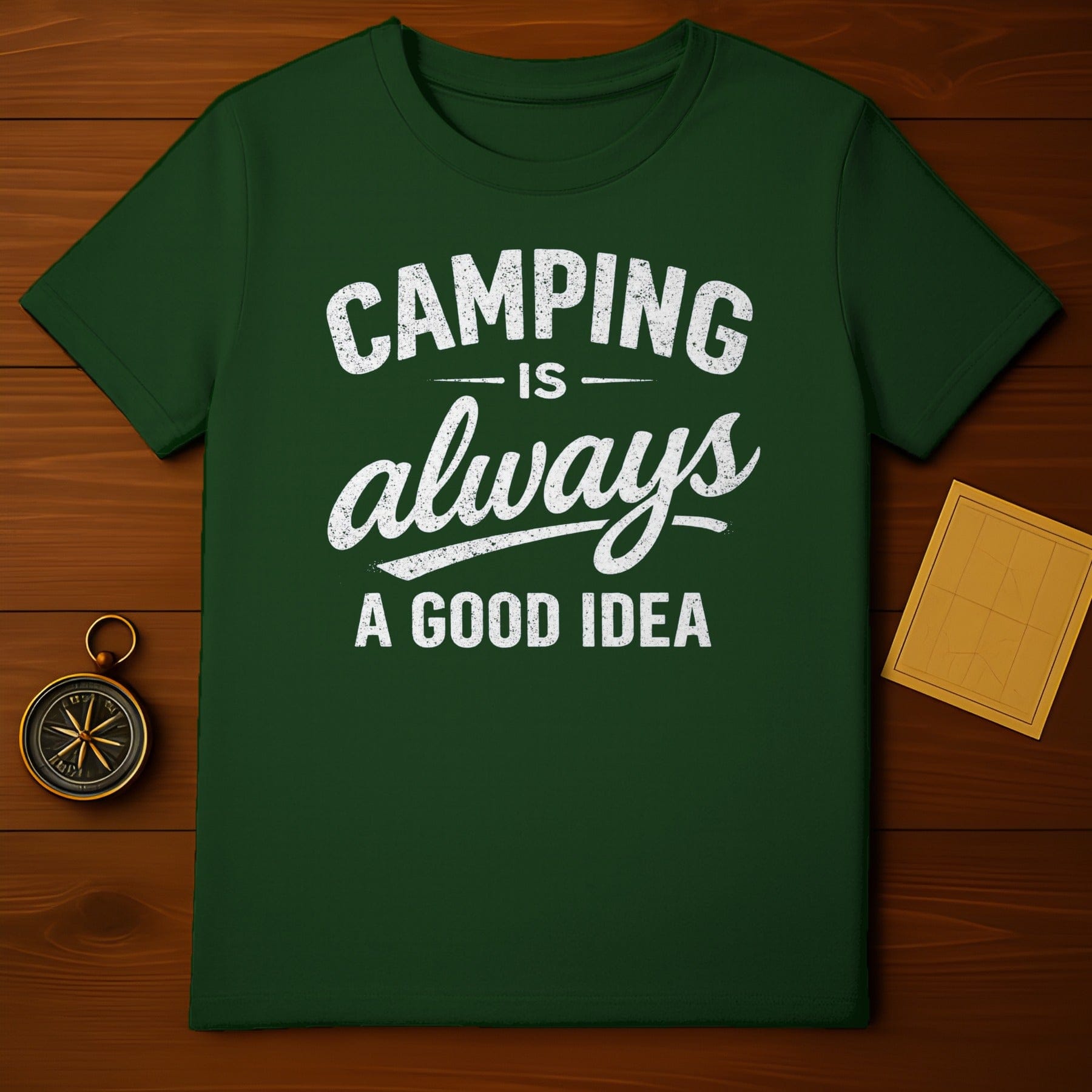Camping Is Always a Good Idea T-Shirt Casual Wear