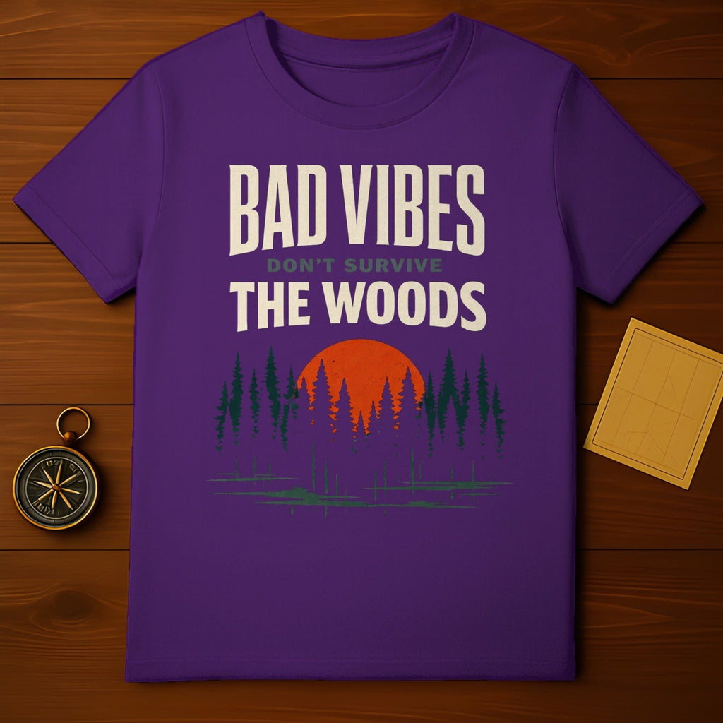 Bad Vibes Don't Survive The Woods Forest Sunset product type