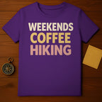 Weekends Coffee Hiking Adventure Enthusiast T-shirt product type