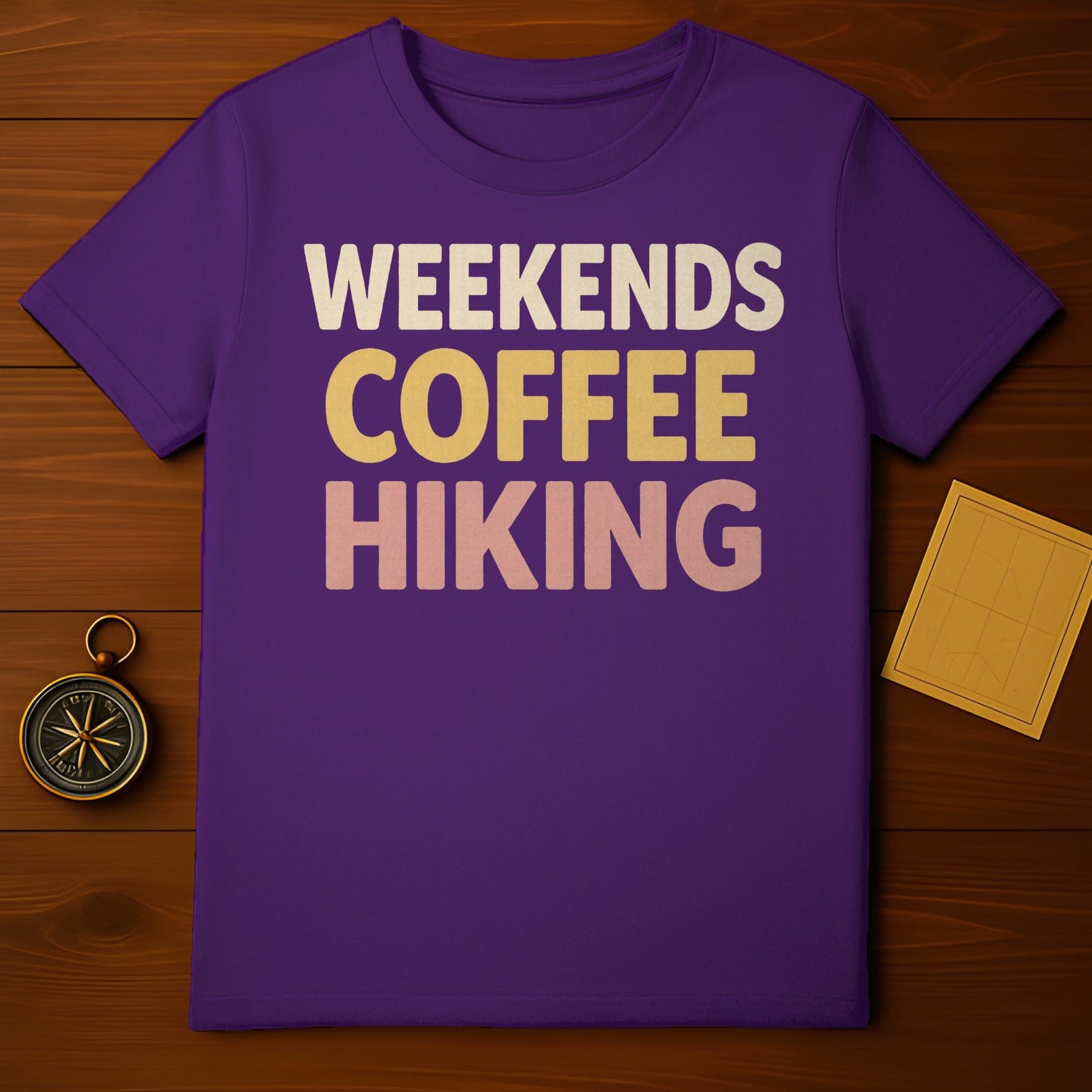 Weekends Coffee Hiking Adventure Enthusiast T-shirt product type