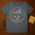 Camp Under The Stars Mountain Night Scene Product Type
Camping Design
Mountain Art
Starry Night Sky
Adventure Graphic
Wilderness Explorer
Moonlit Camp
Outdoor Scene
Nature Lover Gift
Forest Landscape
Tent Life
Campfire Glow
River Reflection
Pine Tree Artwork
Cosmic Nights
Wanderlust Apparel
Scenic Mountains
Night Time Graphic
Gray Tee
Horizon View
Explore Nature