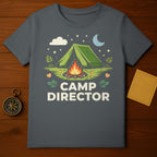 Camp Director Graphic Tee Perfect for Outdoor Enthusiasts
