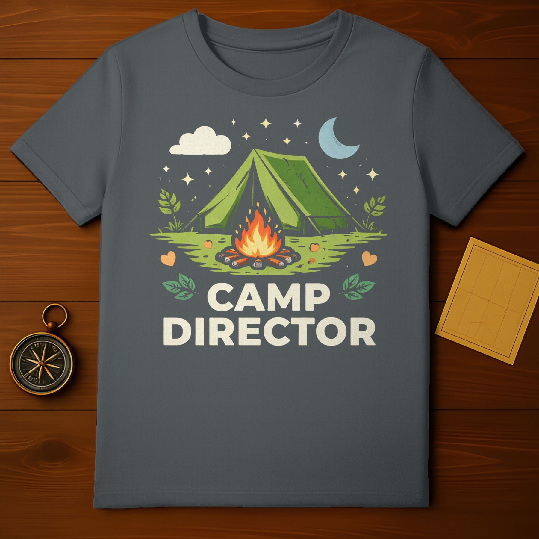 Camp Director Graphic Tee Perfect for Outdoor Enthusiasts
