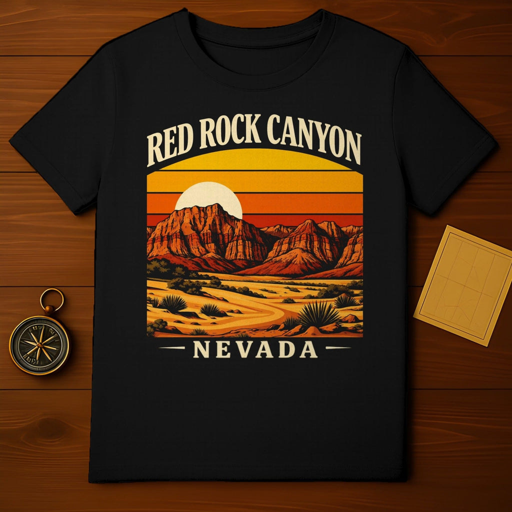 Red Rock Canyon Nevada Desert Sunset Landscape product type

Red Rock Canyon, Nevada Landscape, Desert Sunset, Mountain View, Nature Design, Travel Souvenir, Vintage Graphic, Retro Style, Outdoor Adventure, Hiking Tee, Road Trip, Southwest USA, Las Vegas Area, Canyon Scenic, Illustration Art, National Conservation, Desert Flora, Unique Apparel, Explore Nevada, Sunset Mountains