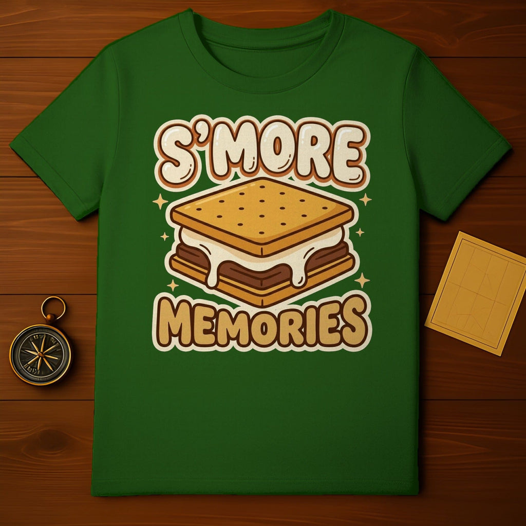 Delicious S'MORE MEMORIES Campfire Dessert Tee product type
Smore
Memories
Campfire
Dessert
Camping
Outdoor
Adventure
Green
TShirt
Graphic Tee
Foodie
Sweet Treat
Marshmallow
Chocolate
Graham Cracker
Summer
Vacation
Cozy
Fun
Novelty