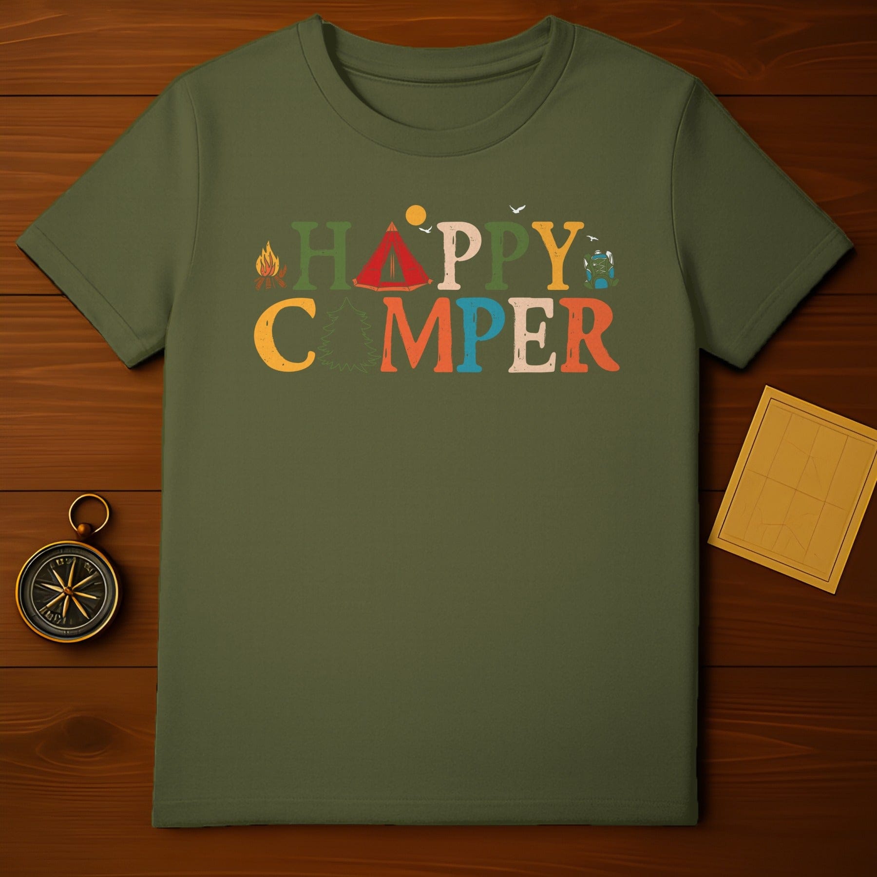 Retro Happy Camper T-Shirt
