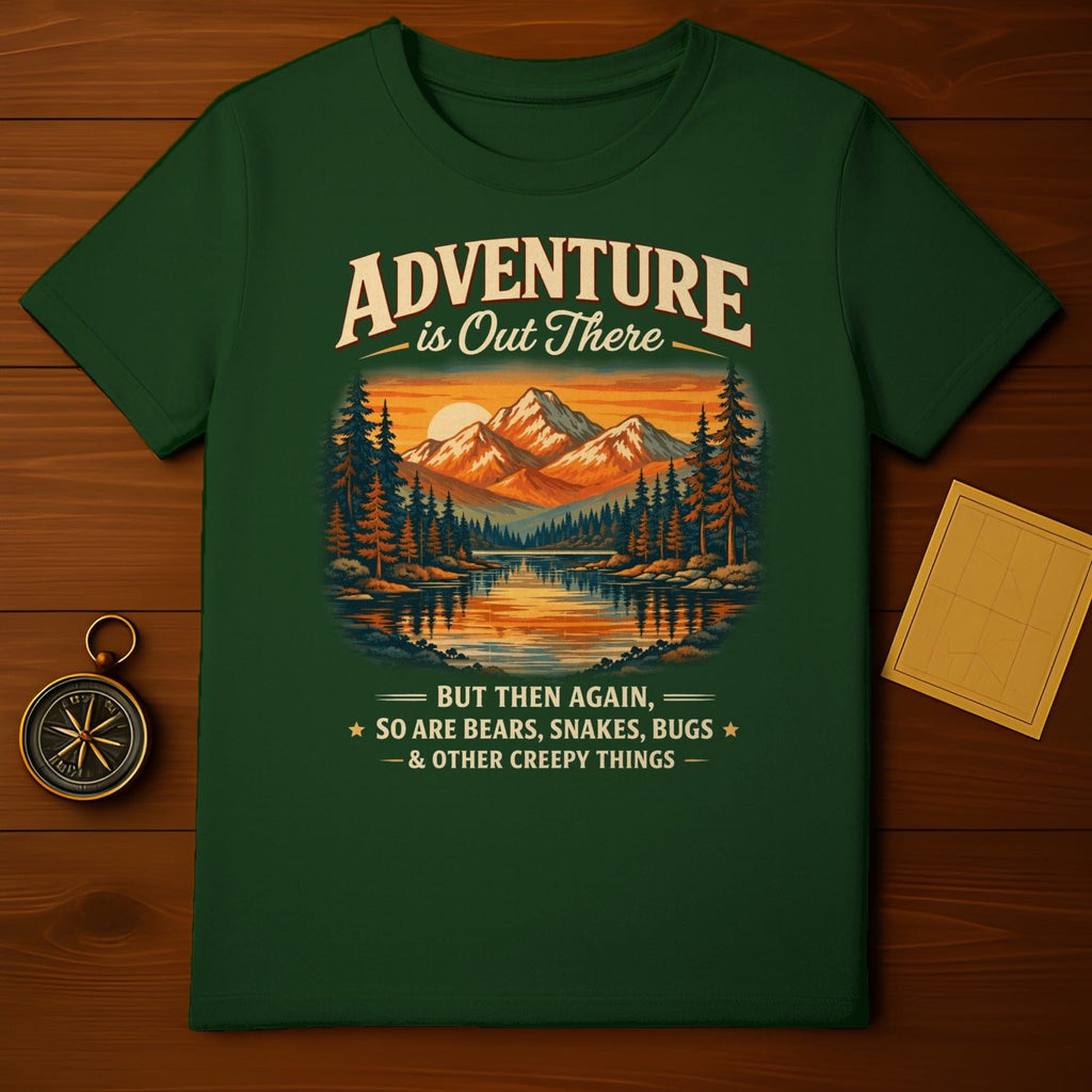 Adventure is Out There But So Are Bears Snakes Bugs Shirt