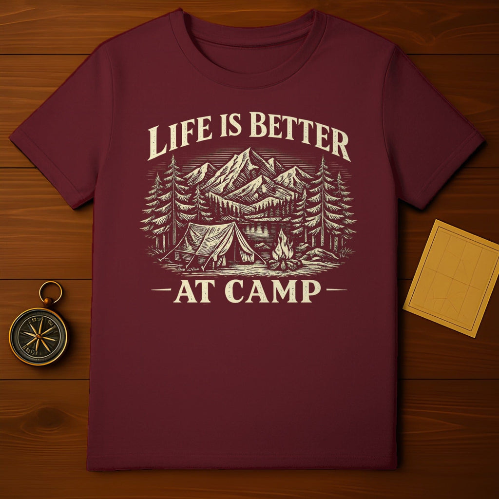Life is Better at Camp Graphic T-shirt Product