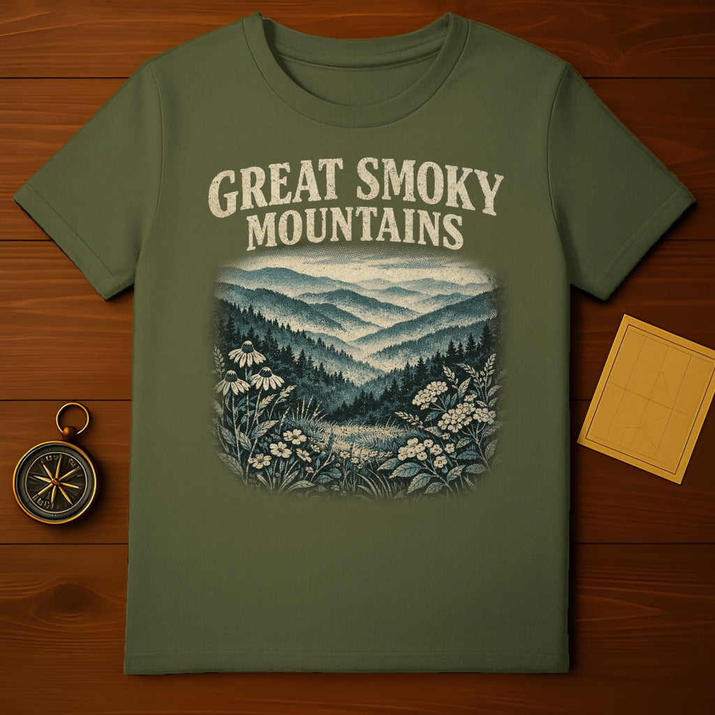 Great Smoky Mountains Graphic T-Shirt for Nature Lovers