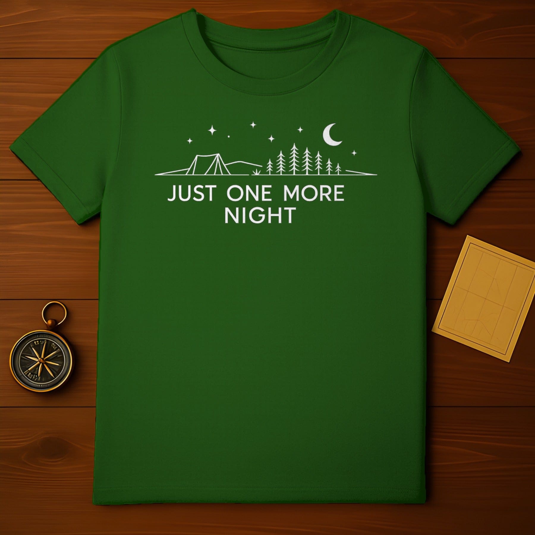 Just One More Night Camping Themed Shirt Product