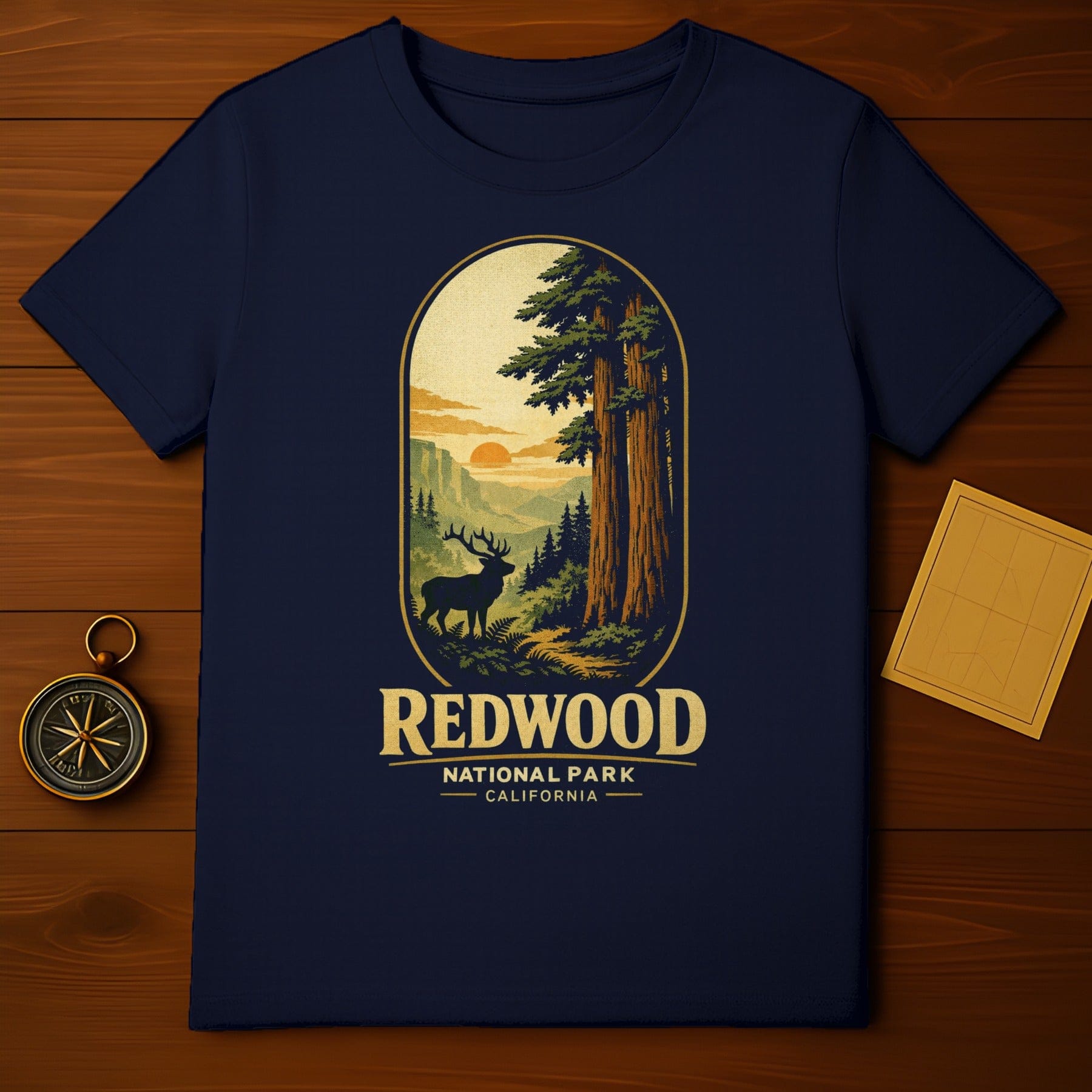 Redwood National Park California Graphic T-shirt