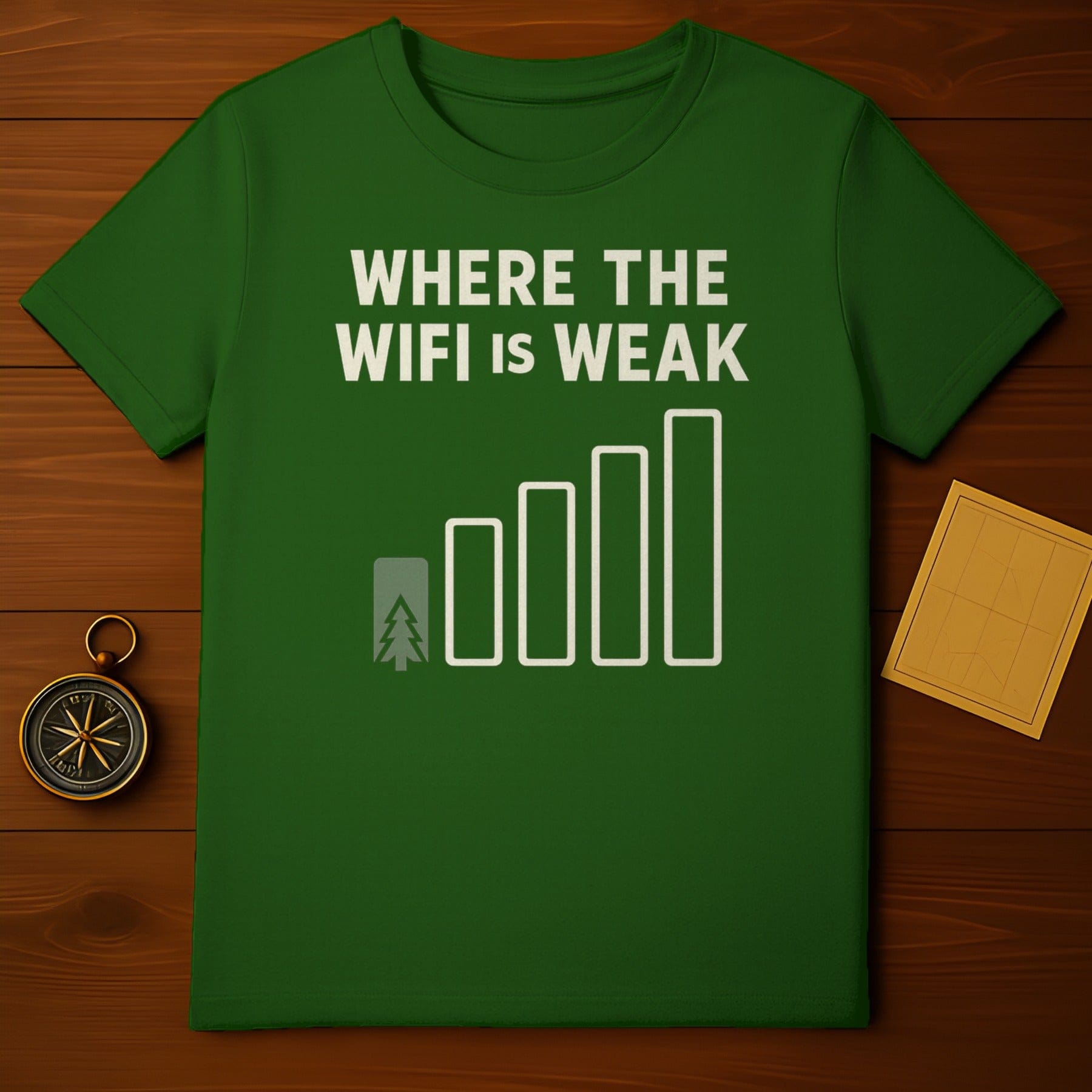WHERE THE WIFI IS WEAK outdoor adventure nature product type
