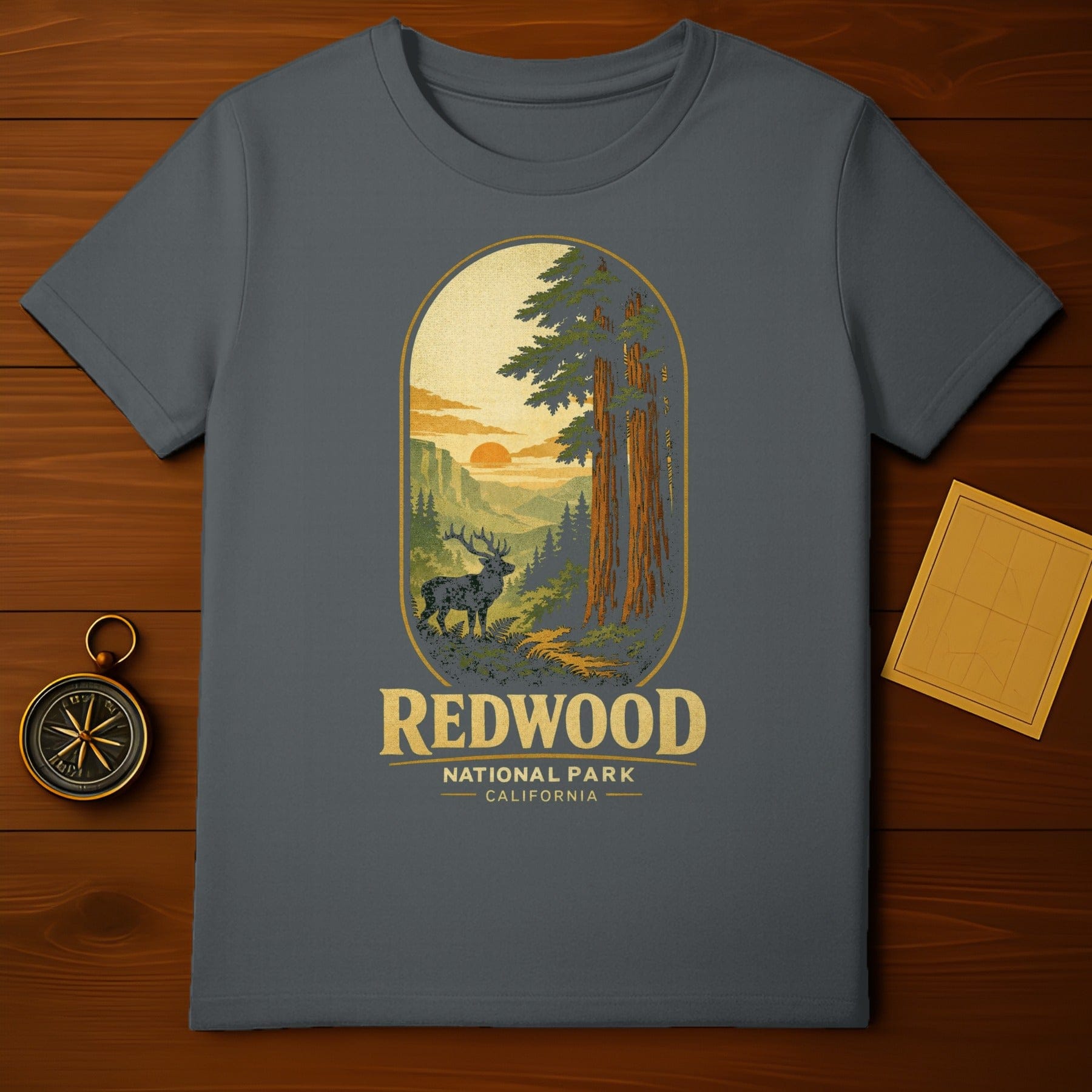 Redwood National Park California Scenery T-shirt