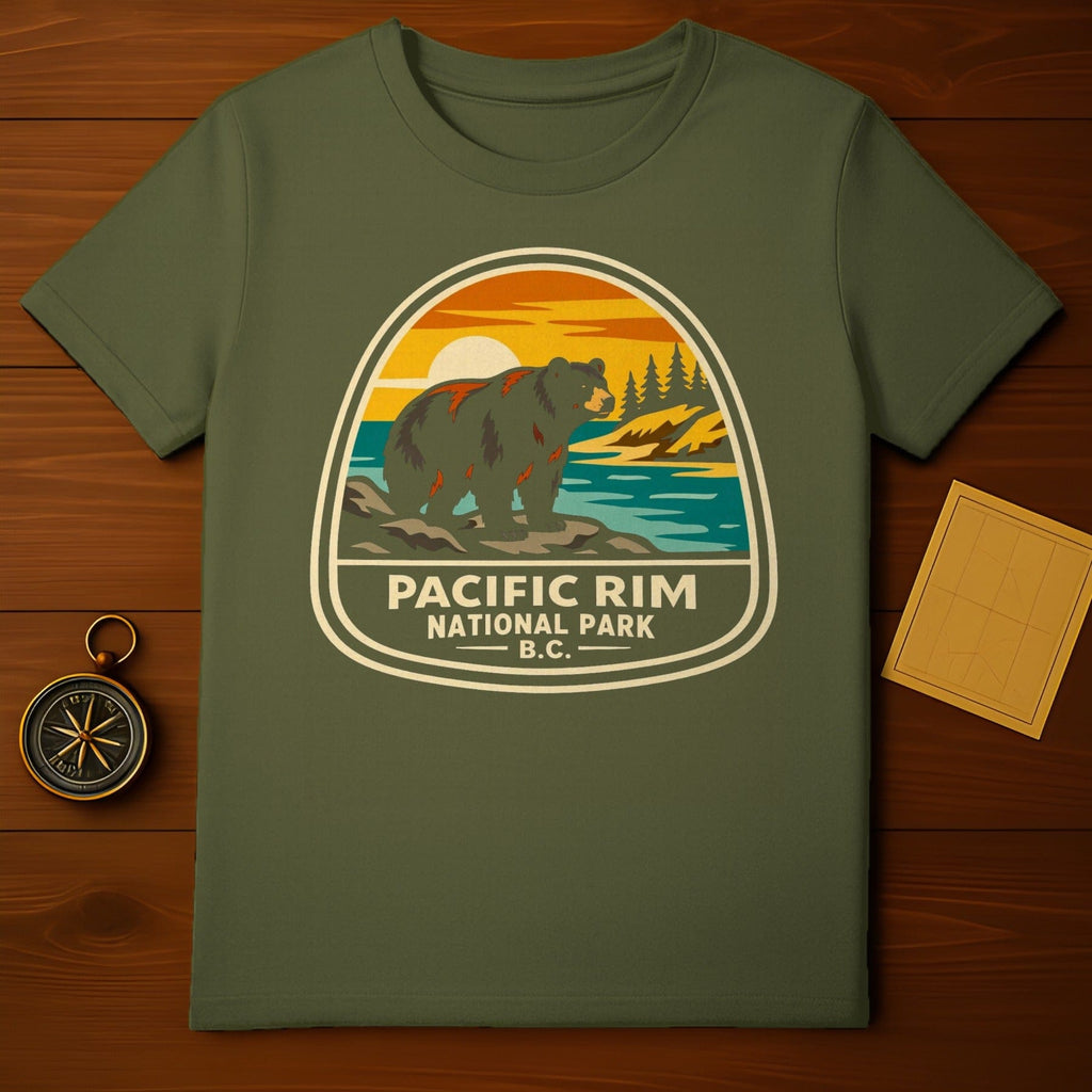 Pacific Rim National Park BC Bear T-Shirt product type