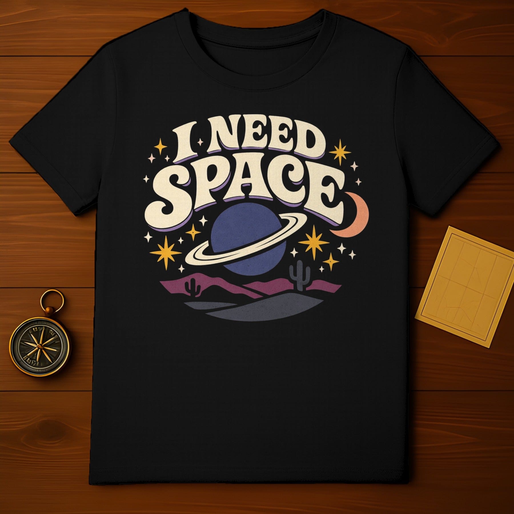 I NEED SPACE Groovy Planet Stars Desert Vibes product type
